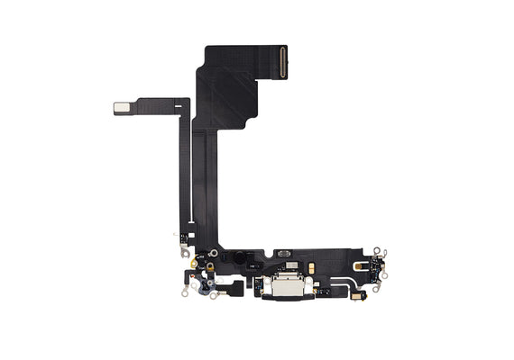 Charging Port for iPhone 15 Pro Max (Purple)-Black Titanium Charging Port for iPhone 15 Pro Max (Purple)-Black Titanium